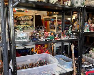 Department 56 houses, village people, lights & trees