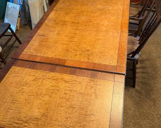 Dining Table top opened with leaves