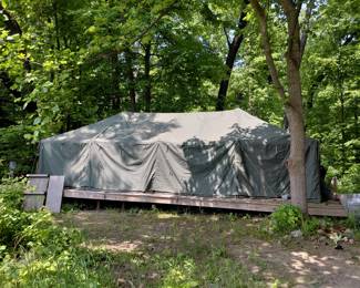 ARMY Tent off site. Contact Alyse via phone or email for more details. 269-779-0084 amontgomery@bluemoonestatesales.com 