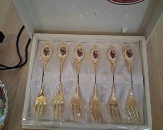 ROYAL ALBERT, Old Country Roses, Dessert Forks