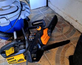 ELECTRIC AND GAS CHAIN SAWS
