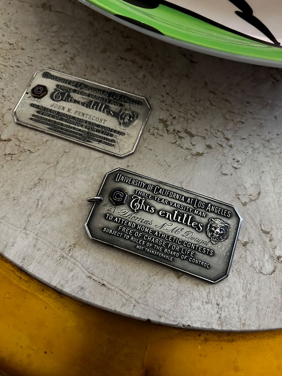 Sterling Silver Lifetime UCLA passes.