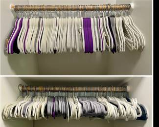 Lot 3951 Velvet NonSlip Suit Clothes Hangers