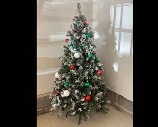Lot 3509 Artificial Decorated Christmas Tree