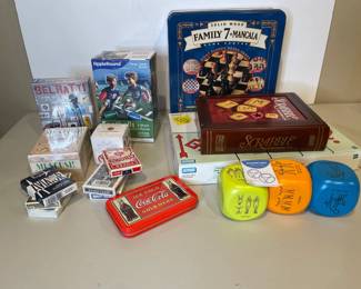 Lot 3755 Board Games Playing Cards