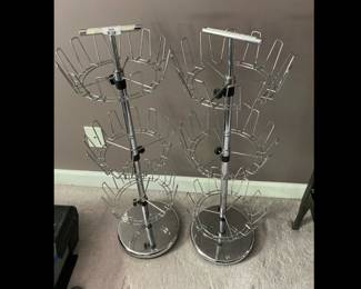 Lot 3635 2 Weighted Shoe Organizers