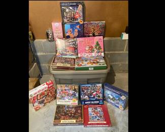 Lot 3798 Advent Calender Jigsaw Puzzles