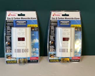 Lot 3868 Kiddie Gas Carbon Monoxide Alarms New