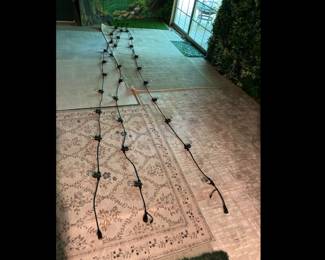 Lot 3528 3 Strands of Outdoor Lights