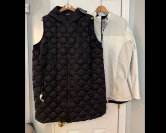Lot 3956 Womens Lands End Hyperdry Featherdown Vest Illuminite Fleece
