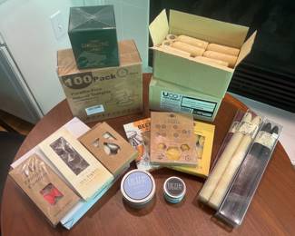Lot 3879 Beeswax Candles Tealights Taper More