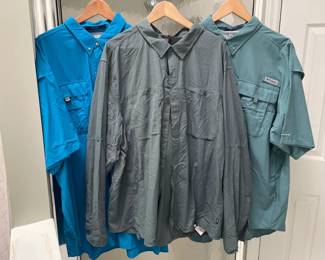 Lot 3651 Mens 2X 3XT 3XL New REI Hike Shirt Columbia PFG Bahama Shirts