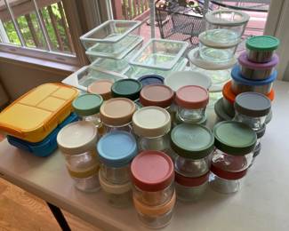Lot 3637 Glass Food Storage Other Food Storage Containers