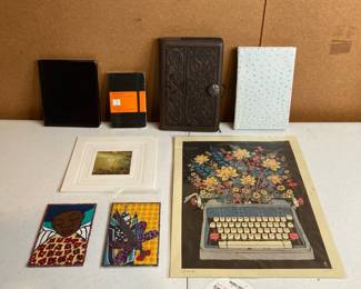 Lot 3810 Oberon Leather Journal, Moleskine Notebook, Blank Books, Art Prints