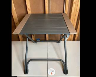 Lot 3896 Folding Metal Garden Patio Table