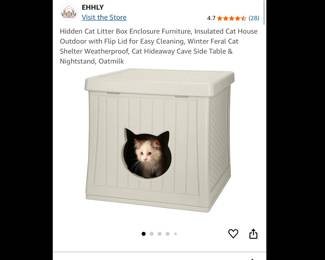 Lot 3706 Insulated Outdoor Cathouse New in Box