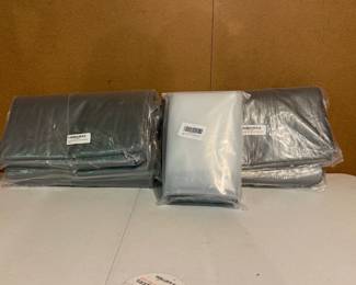 Lot 3911 Gray Metallic Tarps Clear Waterproof Tarp NEW