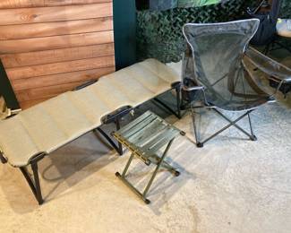 Lot 3531 REI Folding Camp Bench Camp Chair Stool