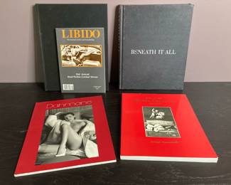 Lot 3558 Erotica Books Jeux des Dames Cruelles, Dahmane, Libido Magazine Art Books