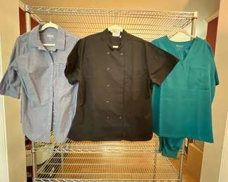 Lot 3949 ChefWorks Chefs Closet PuriPure New Chef Ladies Shirts Scrubs NEW