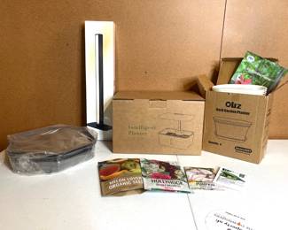 Lot 3771 Intelligent Planter Oliz Herb Garden Planters Plant Grow Light Seed Starter Kit Seeds All New