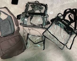 Lot 3613 Clear Stadium Travelon bags