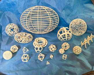 Lot 3700 Henry Segerman 3D Printed Mathematical Sculptures Geometry Art
