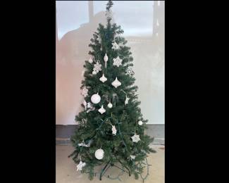 Lot 3508 Artificial Decorated Christmas Tree