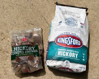 Lot 3713 Kingsford Hickory Briquets Hickory Cooking Chunks