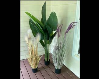 Lot 3789 Faux Plants