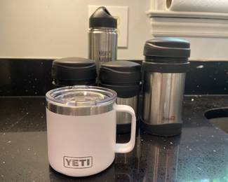Lot 3640 YETI Mug Kleen Kanteen Thermos Travel Insulated Containers