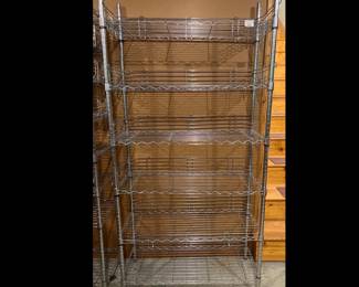Lot 3912 Metal 6tier wire shelving unit