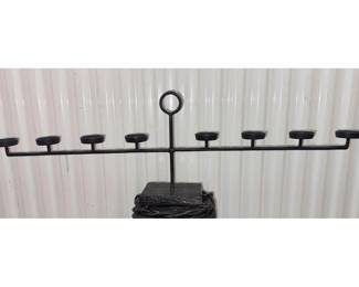 Lot 3865 Pottery Barn Elevated Metal Votive Centerpiece