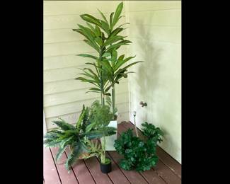 Lot 3790 Faux Plants