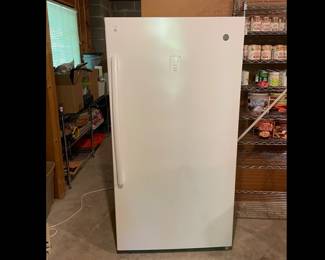 Lot 3959 GE Upright Freezer 17.3 cu ft Frost Free