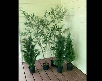 Lot 3791 Faux Plants