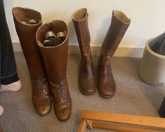 Vintage Original Metamora Hunt Club Leather Riding Boots