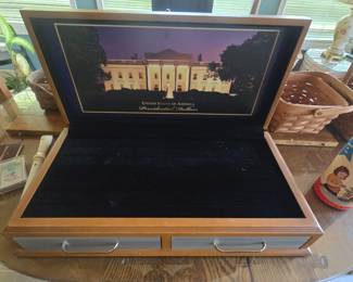 presidential dollar collectors box ( NO CONTENTS BOX ONLY )