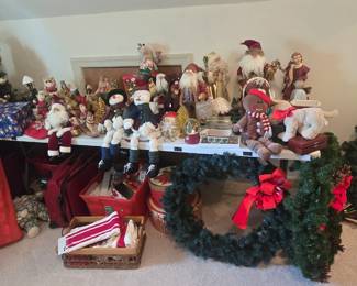 wreaths and other seasonal decorations, Christmas, Halloween, Easter, etc