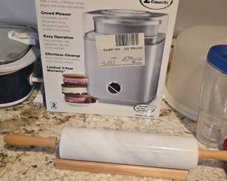Cuisinart ice cream maker and more