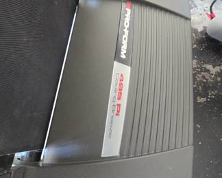 Pro form treadmill space saver model