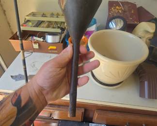 one awesome vintage heavy duty funnel it dont look like much but she is bad to the bone