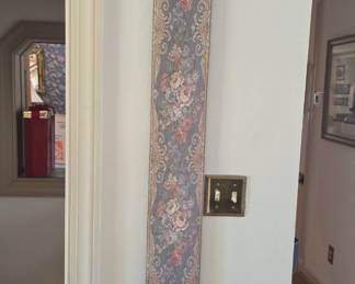 vintage needlepoint bellpull