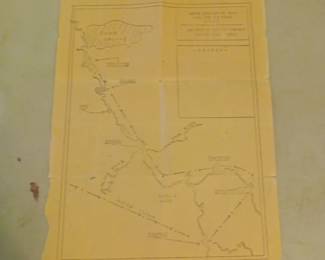 vintage ww2 original GI issued map