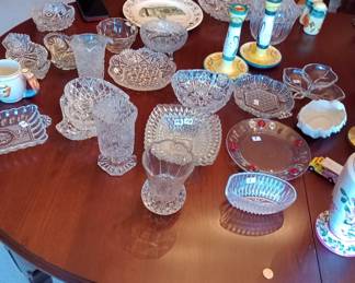 misc cut glass and crystal goodies