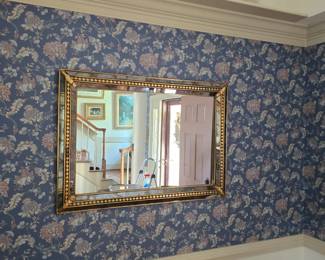 nice large, beveled glass mirror