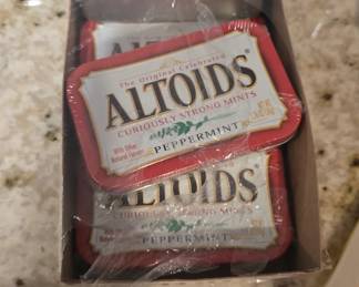 whole box of unopened altoids