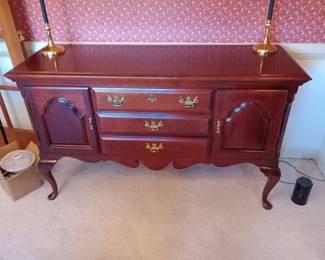 vintage Queen Ann sideboard