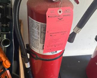 large fire extinguisher