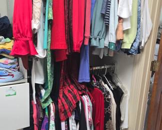 lots of men and womens clothing
